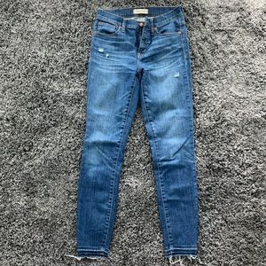 Madewell 9” High Riser Skinny Skinny Jeans
